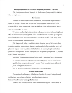 Nursing Diagnosis for Hip Fractures β page 2