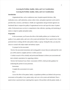 Assessing the Problem – page 2