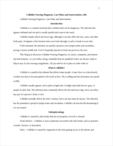 Cellulitis Nursing Diagnosis β page 2