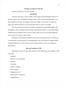 nursing care plans for TBI β page 2