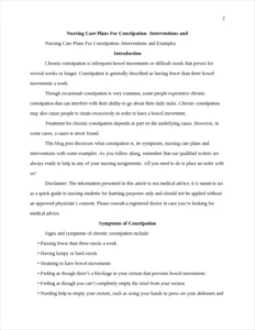 nursing care plans for constipation β page 2
