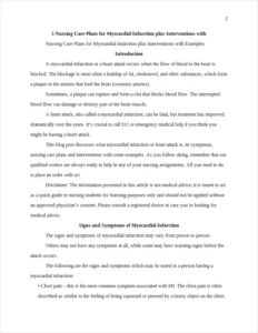 nursing care plans for myocardial infarction β page 2