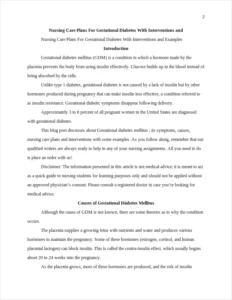nursing care plans for gestational diabetes β page 2