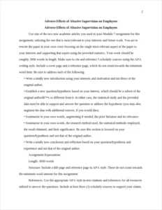 Adverse Effects of Abusive Supervision on Employees – page 2