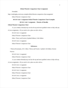 Ethical Theories Comparison Chart – page 2