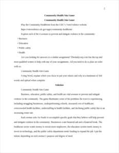 Community Health Sim Game – page 2