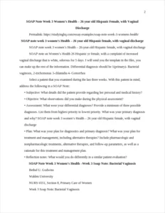 SOAP Note Week 3 Women's Health β page 2