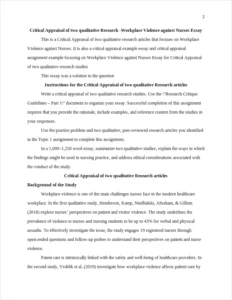 Critical Appraisal of qualitative Research – page 2