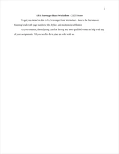 APA Scavenger Hunt Worksheet β page 2