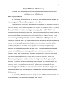 Empirical Referents Definition Essay – page 2