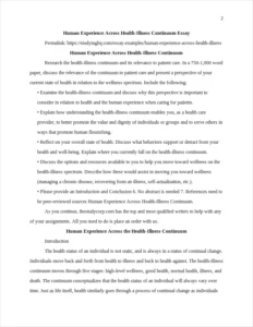 Human Experience Across Health-Illness – page 2