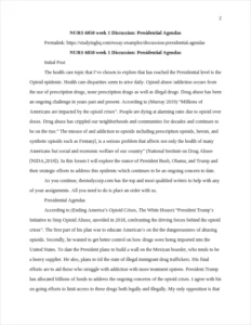 Discussion: Presidential Agendas – page 2
