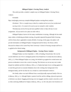 Nursing Theory Analysis – page 2