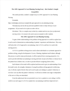 The Apie Approach To Care Planning Nursing – page 2