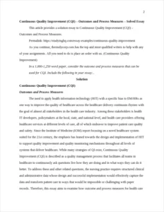 Continuous Quality Improvement – page 2