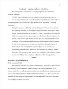 Benchmark - Acquiring Employees – page 2