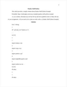 Pandas Shell Python Example – page 2