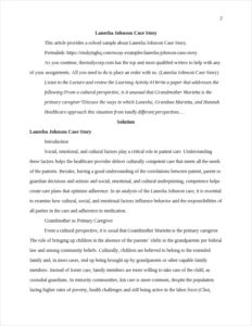 Lanesha Johnson Case Story – page 2