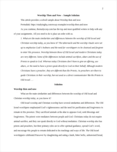 Worship then and now – page 2