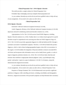 Clinical Preparation Tool β page 2