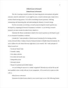 Ethical Issues in Research β page 2