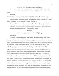Ethical and Legal Implications of Prescribing Drugs β page 2