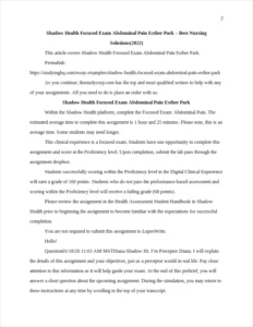 Shadow Health Focused Exam Abdominal Pain Esther Park β page 2