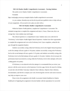 Shadow Health: Comprehensive Assessment โ page 2