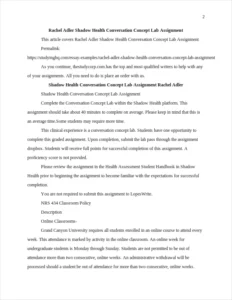 Rachel Adler Shadow Health Conversation Concept Lab Assignment β page 2