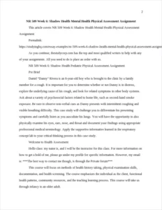 NR 509 Week 6: Shadow Health Mental Health Physical Assessment Assignment – page 2