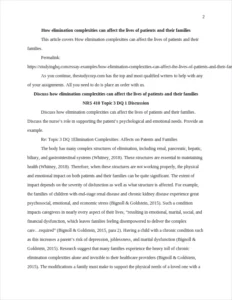 How elimination complexities can affect the lives of patients and their families – page 2