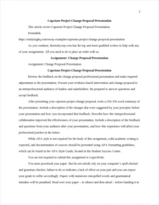 Capstone Project Change Proposal Presentation β page 2