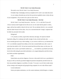 NR 601 Week 5 Case Study Discussion – page 2