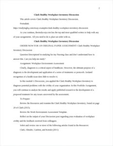 Clark Healthy Workplace Inventory Discussion β page 2