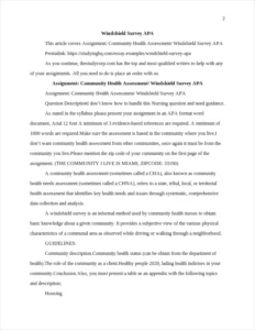 Windshield Survey APA – page 2