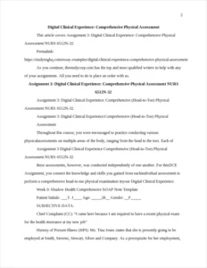 Digital Clinical Experience: Comprehensive Physical Assessment – page 2