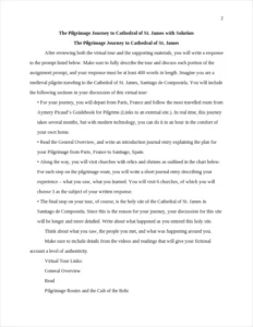 Pilgrimage Journey to Cathedral of St. James – page 2