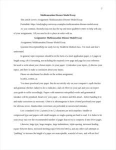 Multicausation Disease Model Essay – page 2