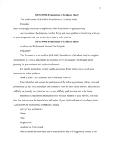 NURS 6003: Foundations of Graduate Study – page 2