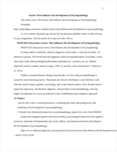 Factors That Influence the Development of Psychopathology – page 2