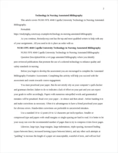 Technology in Nursing Annotated Bibliography – page 2