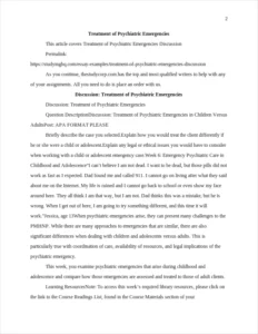 Treatment of Psychiatric Emergencies – page 2