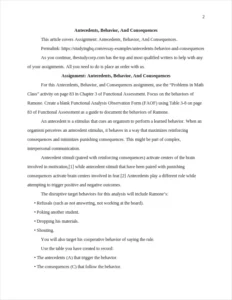 Antecedents – page 2