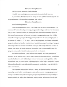 Discussion: Family Interview – page 2