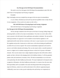 Key Messages in the IOM Report Recommendations โ page 2