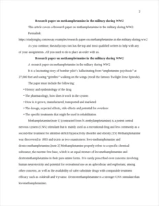 Research paper on methamphetamine in the military during WW2 – page 2