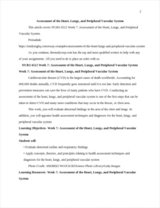 Assessment of the Heart β page 2