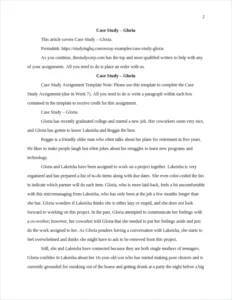 Case Study – Gloria – page 2