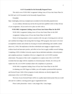 AACN Essentials for the Doctorally Prepared Nurse β page 2