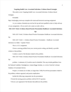 Targeting Health Care–Associated Infections: Evidence-Based Strategies – page 2